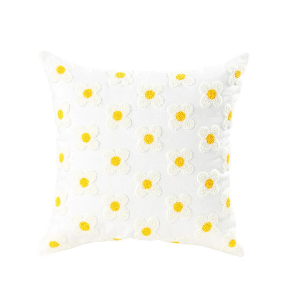 Flower Pattern Pillow Cover